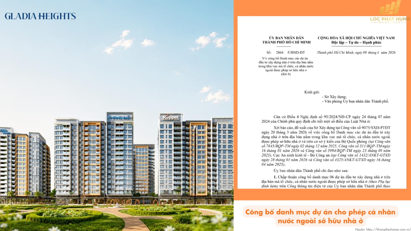 Hồ Sơ Pháp Lý Dự án Căn Hộ Chung Cư Gladia Heights Phường Bình Trưng