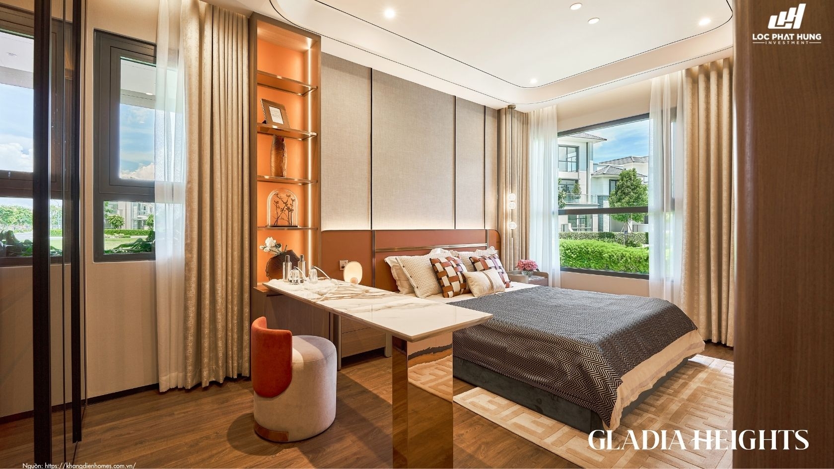 Nhà Mẫu 3 Phòng Ngủ Căn Hộ Gladia Heights 
