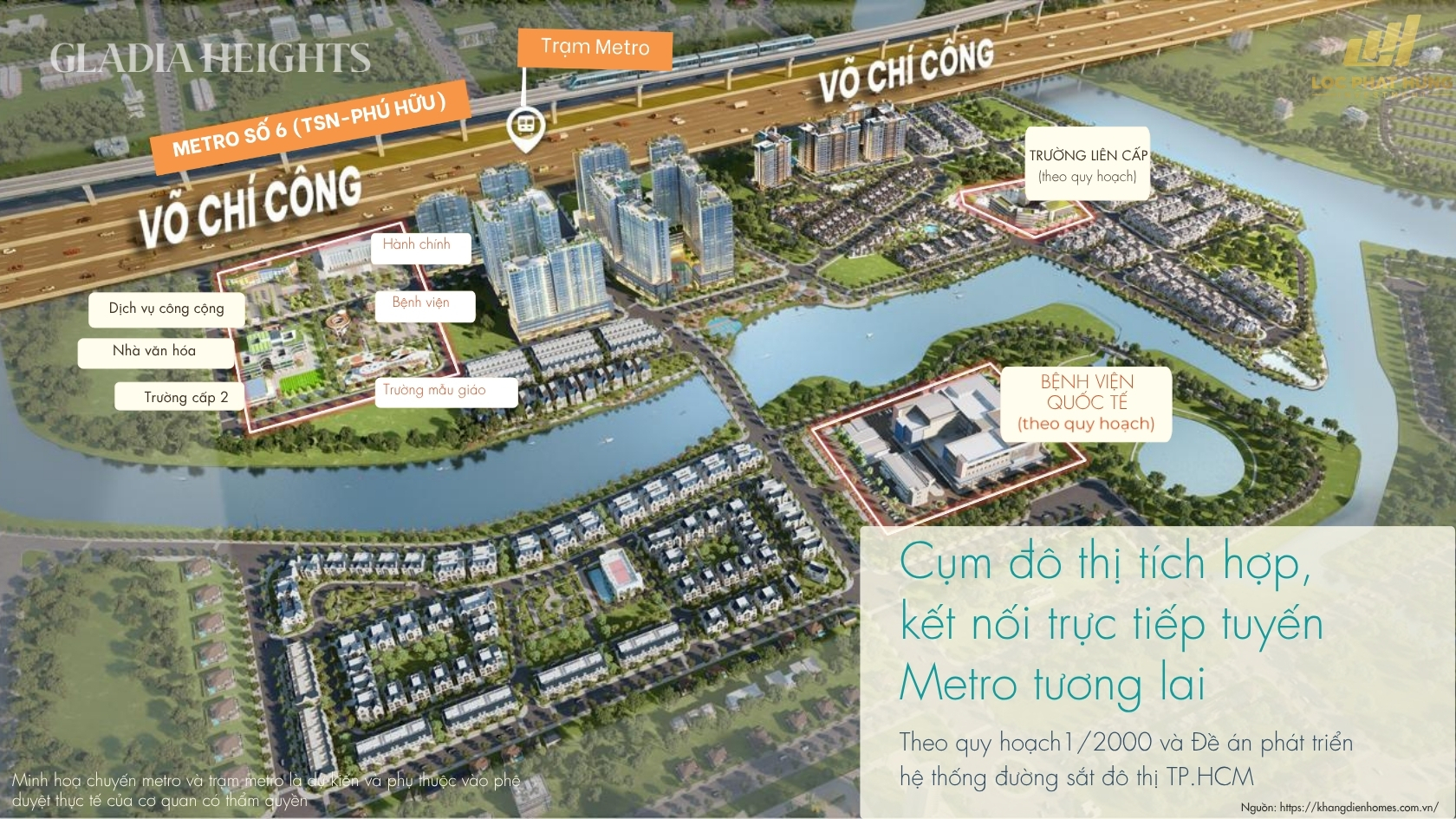 Vị Trí Dự Án Gladia Heights